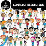 Conflict Resolution and Problem Solving Strategy Clipart