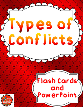 Preview of Conflict Types Flash Card Review