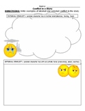 Conflict Worksheet - Internal & External Conflict