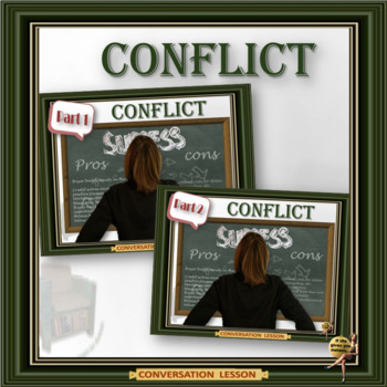 Preview of Conflict - an ESL adult conversation PowerPoint lesson