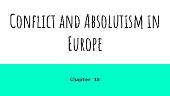 Conflict and absolutism in Europe - ppt download