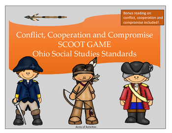Preview of Conflict and Cooperation Ohio  4th Grade Social Studies Standards