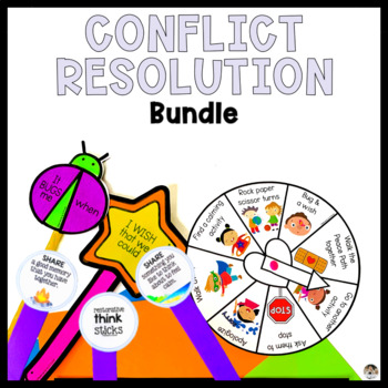Preview of Conflict and Resolution Activities Bundle Friendship Small Group Problem Solving