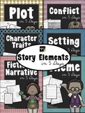 Story Elements in 5 Days:  BUNDLED Lessons to Teach Fictio
