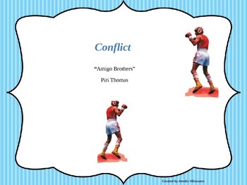 Preview of Conflict and Vocabulary in "Amigo Brothers"