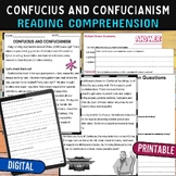 Confucius & Confucianism Reading Comprehension Passage Qui