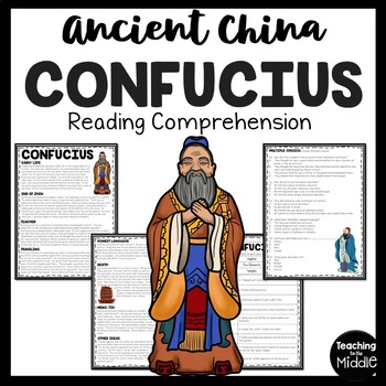 Preview of Confucius Informational Text Reading Comprehension Ancient China Confucianism