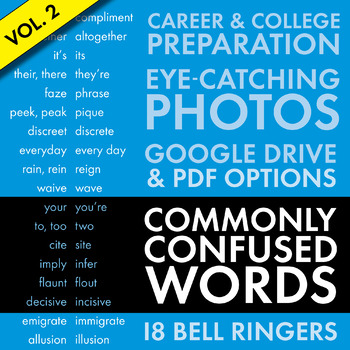 Preview of Commonly Confused Words #2, Homophones, Slides + Note-Keeping Sheets CCSS
