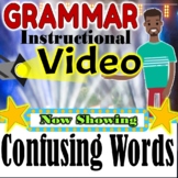 Confusing Words Grammar Instructional Video to there your 