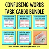 Confusing Words Task Cards Bundle
