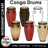 Conga Drums (Clip art) - Commercial Use, SMART OK!