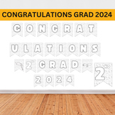 Congratulations 2ND Grad 2024 Banner | Graduation decorati