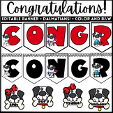 Congratulations Banner - Editable Dalmatian Theme