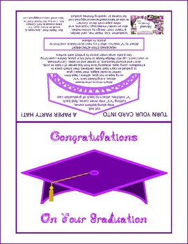 purple and gold graduation cap