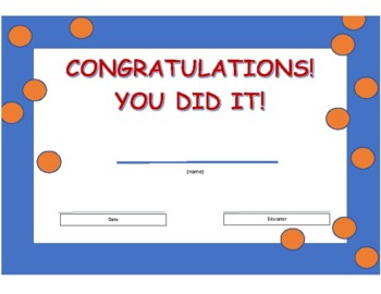 congratulations you did it certificate