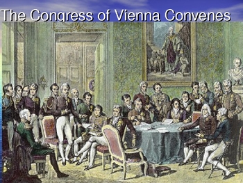 Preview of Congress of Vienna (end of the French Revolution) PPT