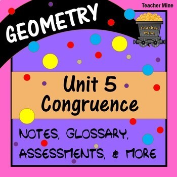 Preview of Congruence (Geometry - Unit 5)