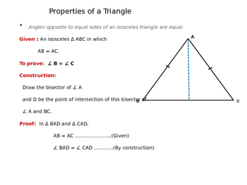 Preview of Congruence of Triangle (Quick Math Review Presentation and Handout)