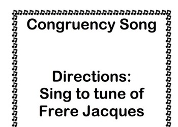 Preview of Congruency Song Geometry