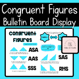 Congruent Figures (Triangles) Bulletin Board Wall Display