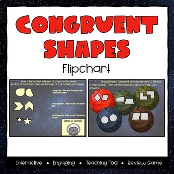 Preview of Congruency ActivInspire Flipchart - Third Grade