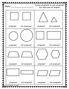 examples of non congruent shapes