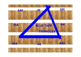 Congruent Triangle -  Blue Tape Triangles
