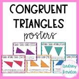 Congruent Triangle Posters (Geometry Word Wall)