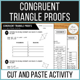Congruent Triangle Proofs Cut and Paste Activity Print Version
