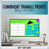 Congruent Triangle Proofs Drag and Drop Activity