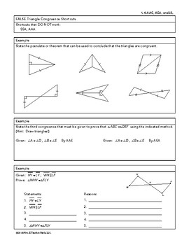 Unit 6 Relationships In Triangles Gina Wision / Geometry Relationships In Triangles Unit 5 Name ...