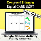 Congruent Triangles Card Sorting Activity Digital Interact