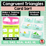 Congruent Triangles Card Sorting Activity - Geometry
