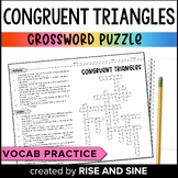Congruent Triangles Crossword Puzzle | Geometry Vocab Prac