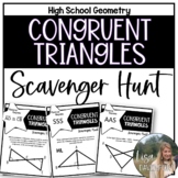 Congruent Triangles - High School Geometry Scavenger Hunt