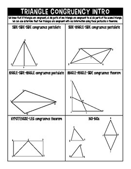 Congruent Triangles Practice and Proofs Geometry by miss jude math