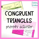 Congruent Triangles Proofs Activity