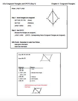 cpctc common core geometry homework answers