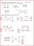 Congruent Triangles and Constructions (WS)