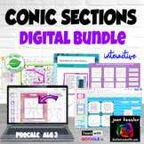 Conic Sections Digital Bundle of Activities Assessments pl
