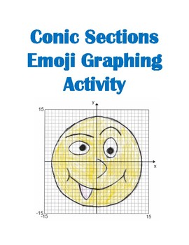 Preview of Conic Sections Emoji Graphing Activity