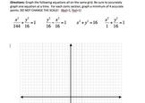 Conic Sections Graphing Project (version 2)