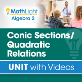 Conic Sections / Quadratic Relations | Algebra 2 Unit with
