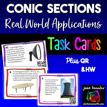 Preview of Conic Sections Real World Applications