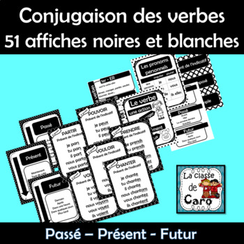 Preview of Conjugaison des verbes - 64 affiches