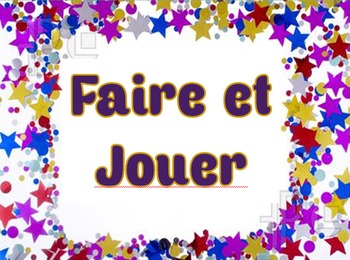 Preview of Conjugation of faire and jouer practice