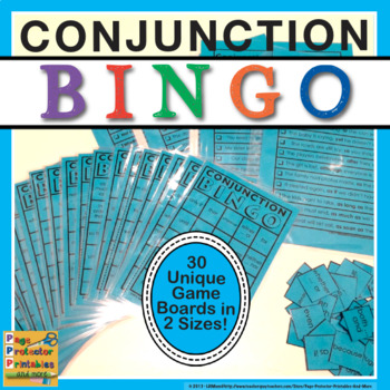 Preview of Conjunctions Bingo