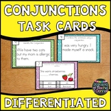 Conjunctions Task Cards Differentiated