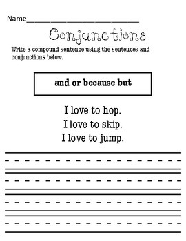 Conjunction Worksheets by CurlsofWisdom | Teachers Pay Teachers