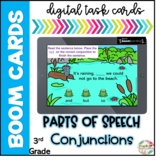 Conjunctions | Boom Cards| Distance Learning